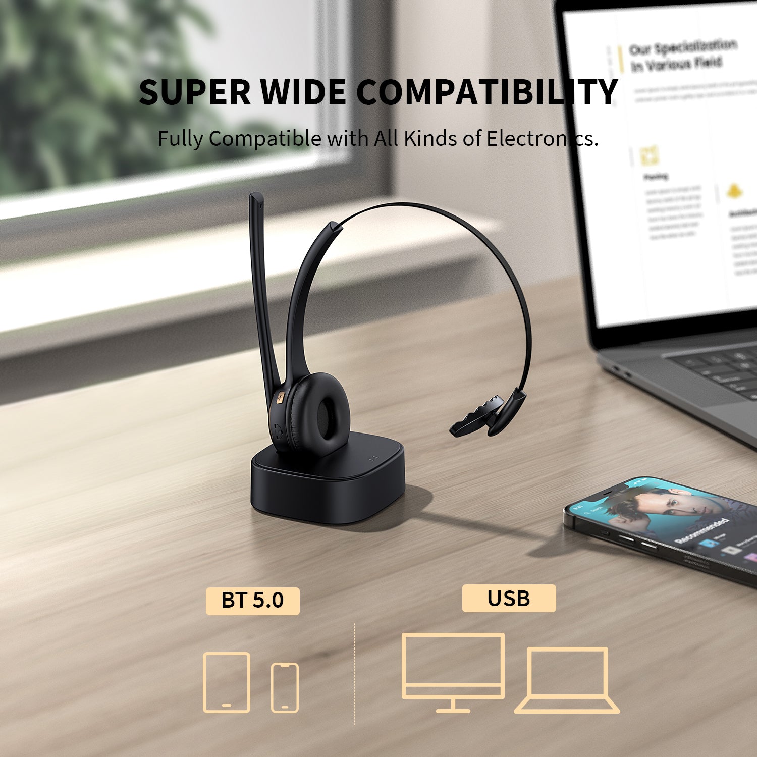 BH-M9 Bluetooth Headset