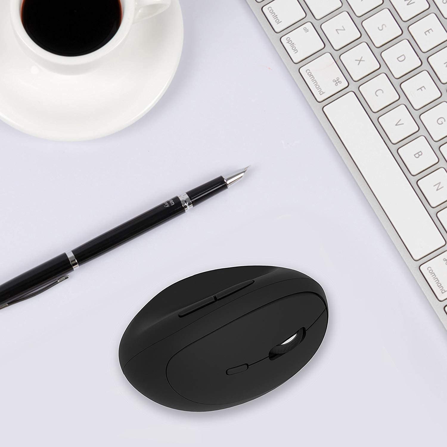 MV009 Vertical Wireless Mouse (2.4G USB Wireless + 1 AA Battery operated)