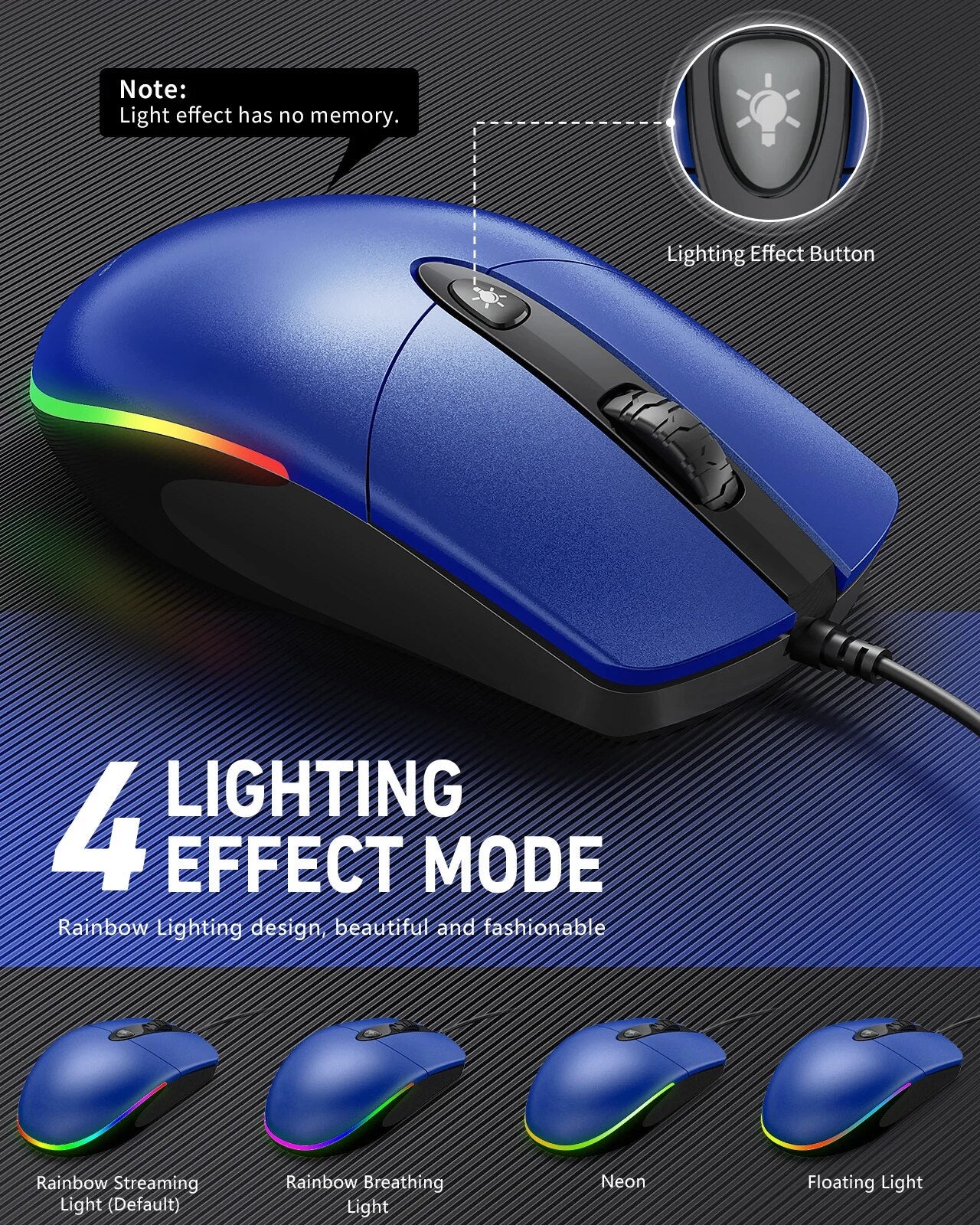 M059 RGB Backlit Wired Mouse