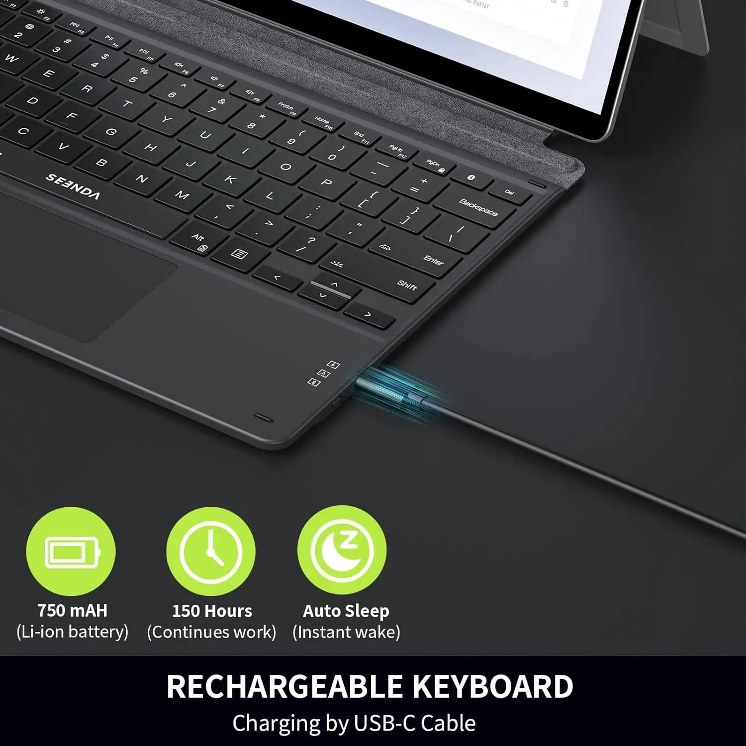 K8622 Backlit Keyboard with Touchpad