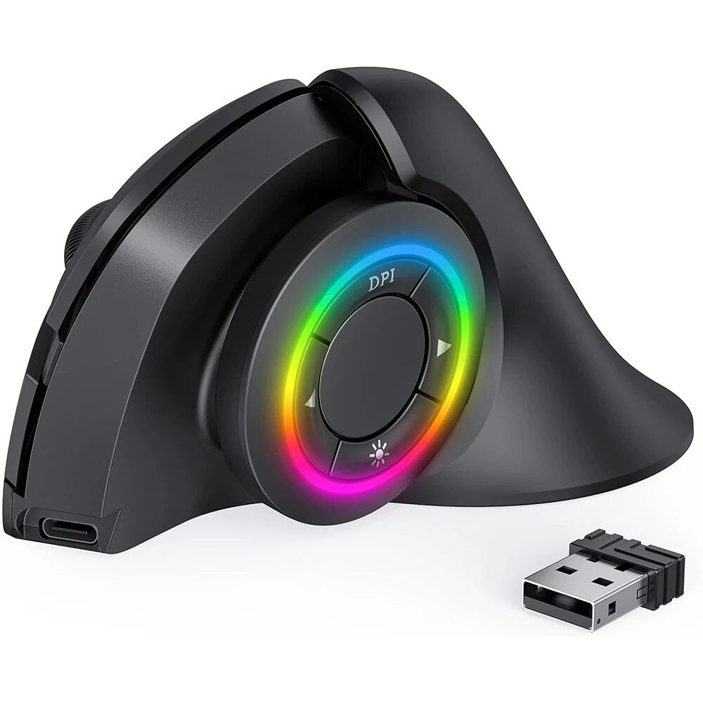 M103 Wireless Ergonomic Mouse with Jiggler