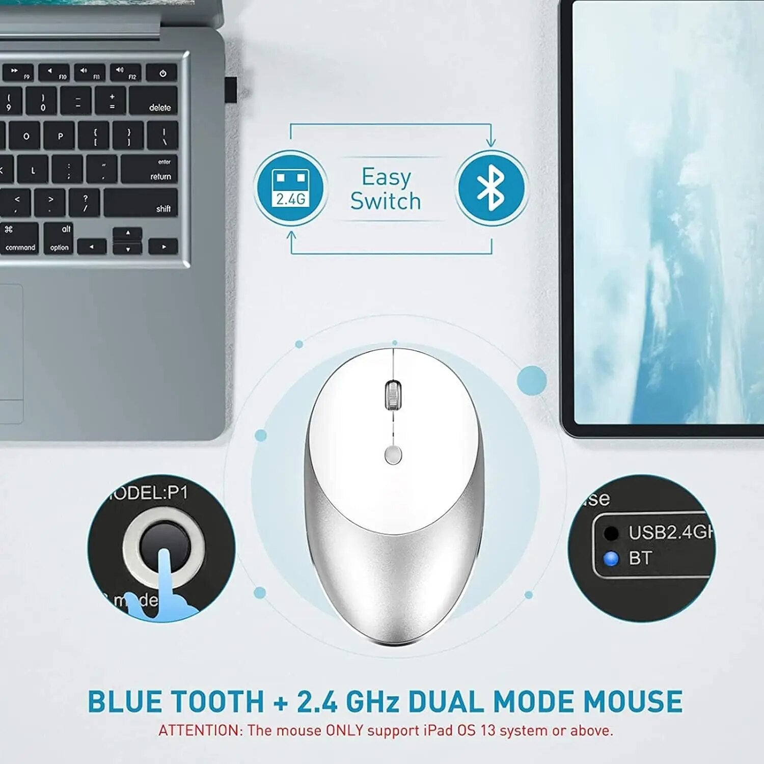 K01 Backlit Bluetooth Keyboard and Mouse