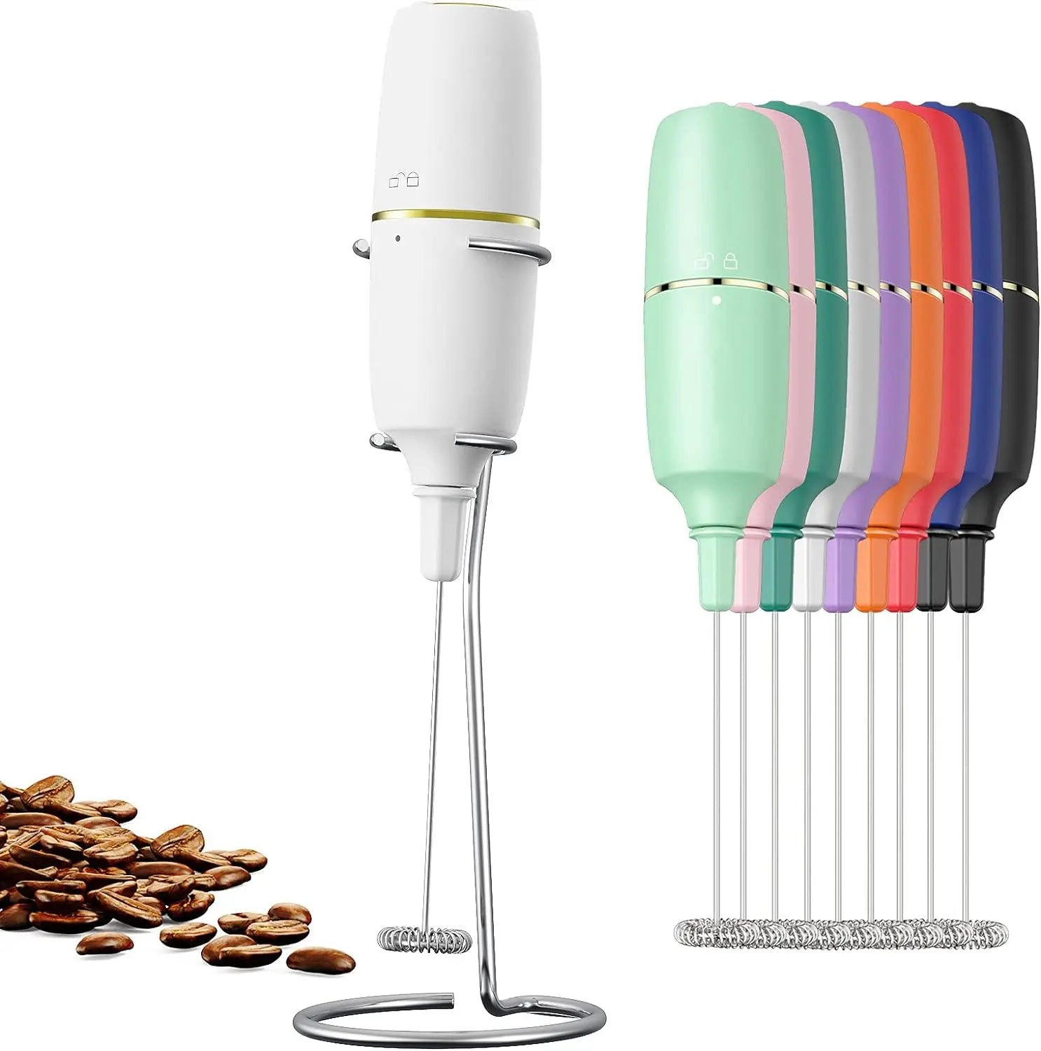 M576 Milk Frother Handheld Foam Makfer for Coffee