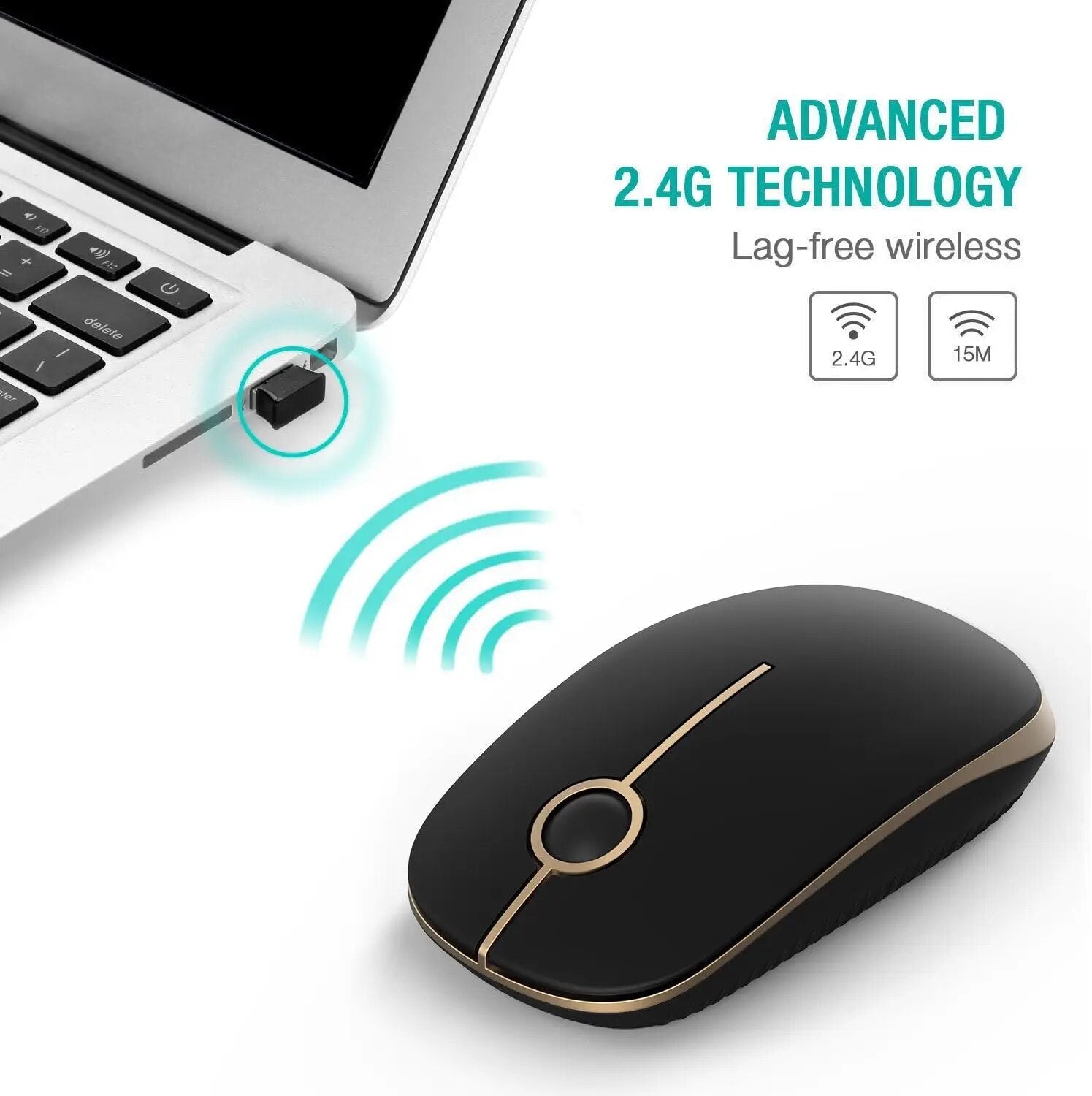 MS001 2.4G Wireless Mouse for PC