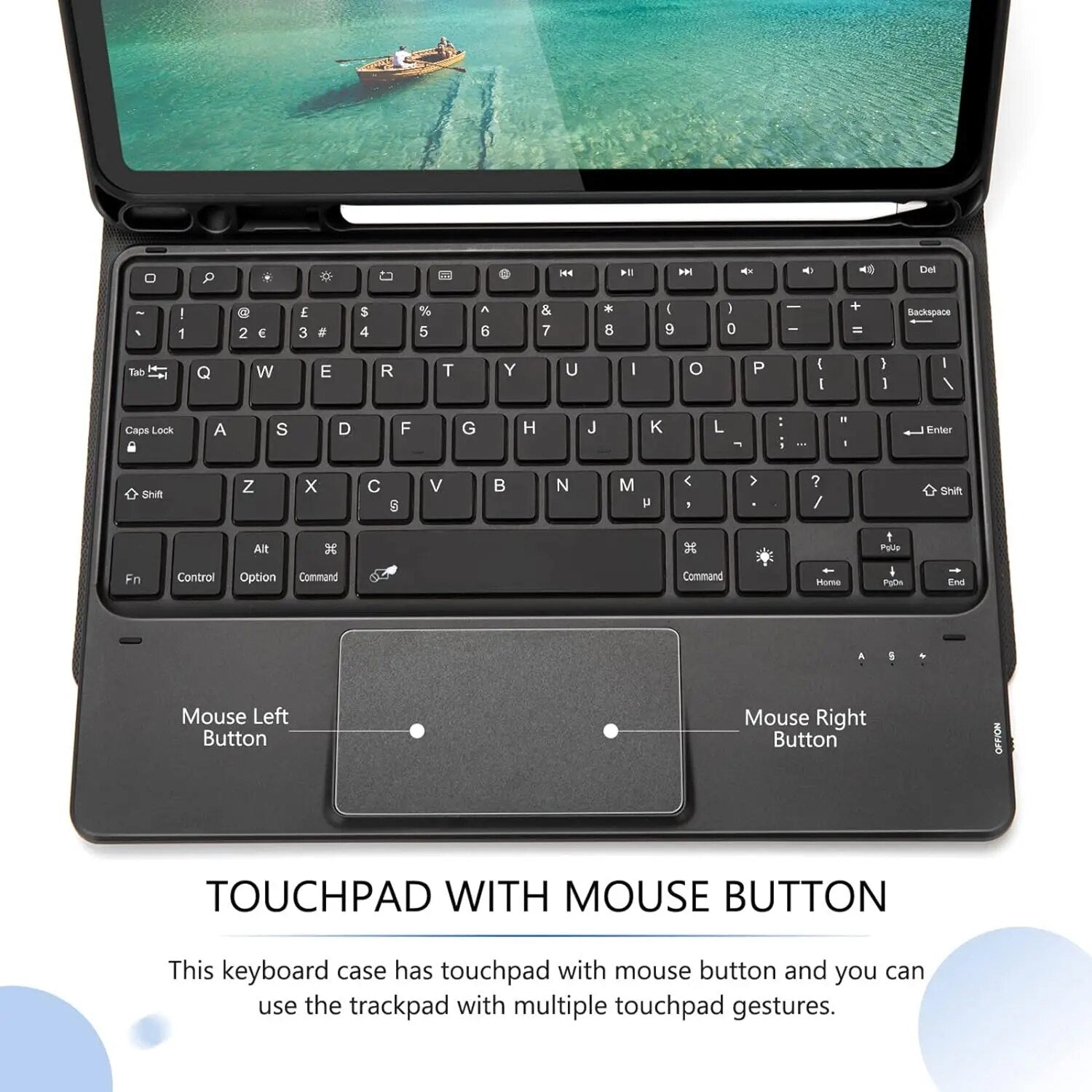 K11 Backlit Keyboard Case with Touchpad