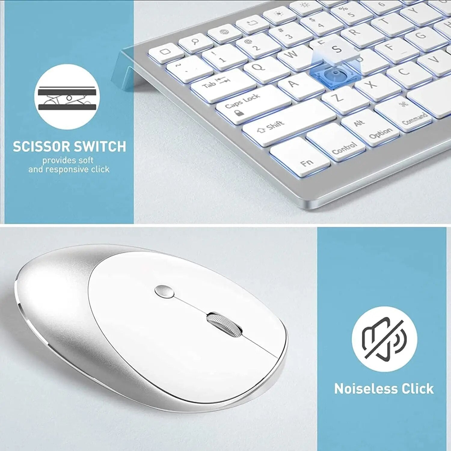 K01 Backlit Bluetooth Keyboard and Mouse