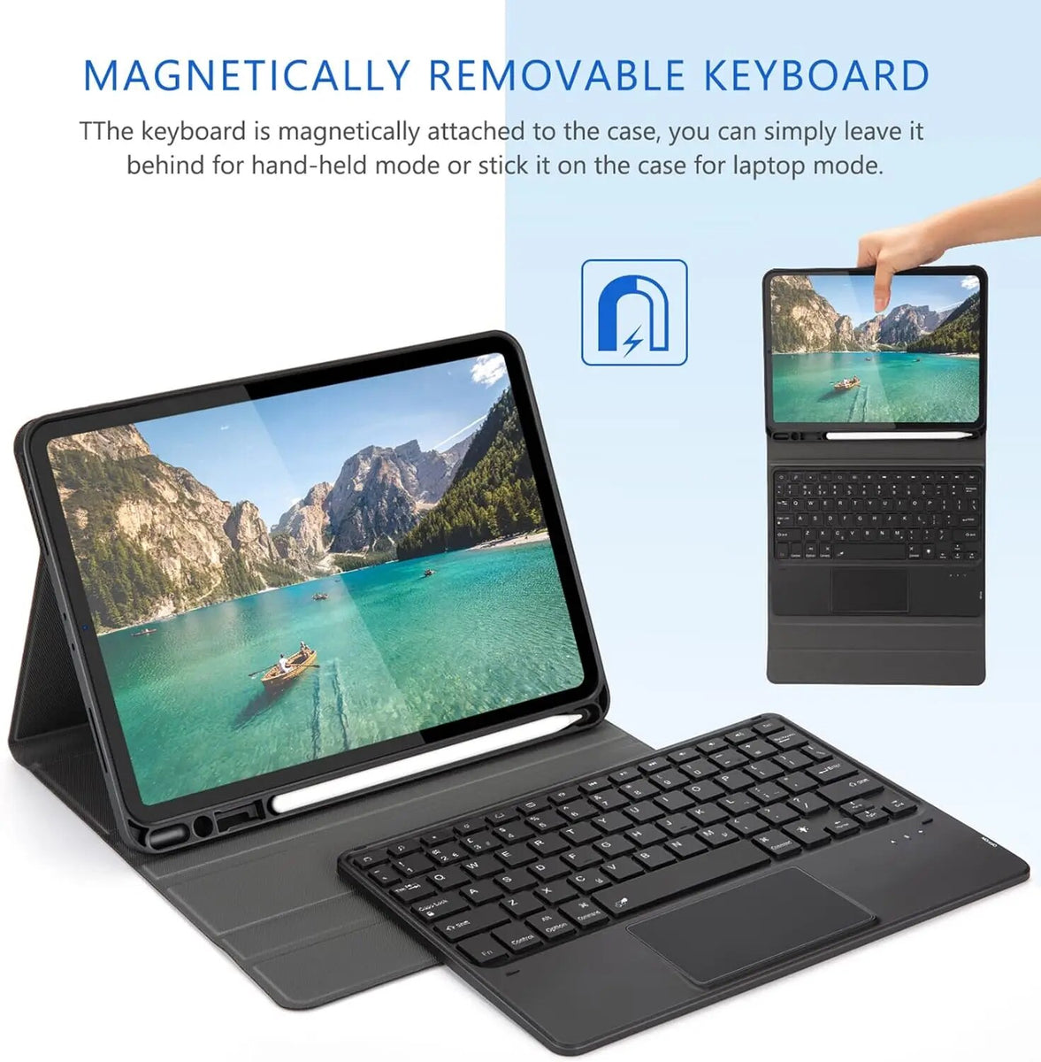K11 Backlit Keyboard Case with Touchpad Jelly Comb