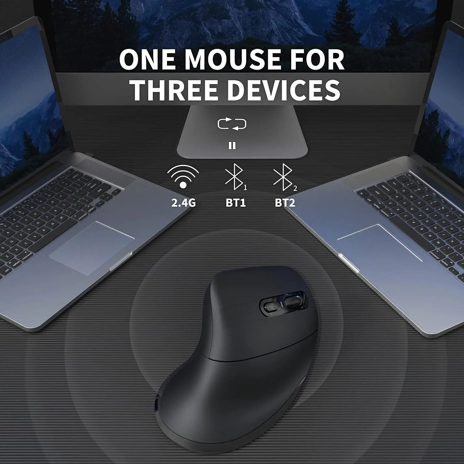 M056 Ergonomic Wireless Vertical Mouse