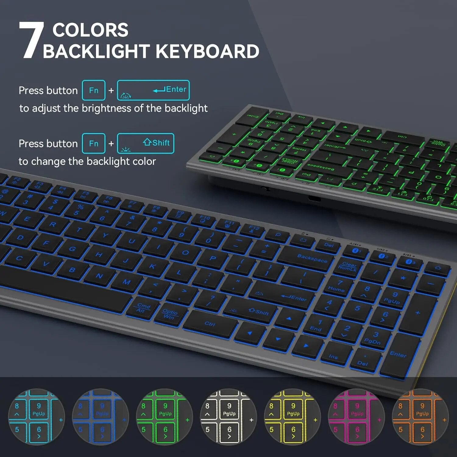 K04 Bluetooth Wireless Backlit Keyboard