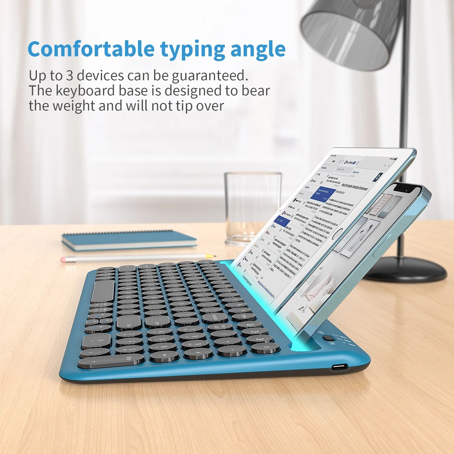 K046B Rechargeable Bluetooth Wireless Keyboard