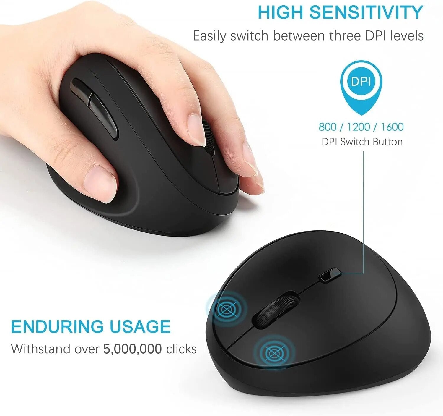 M009 2.4GHz Wireless Left Hand Mouse