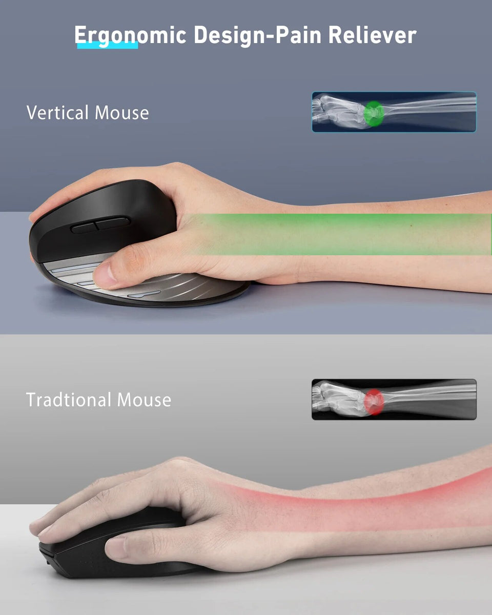 M056 Bluetooth Wireless Vertical Mouse Jelly Comb