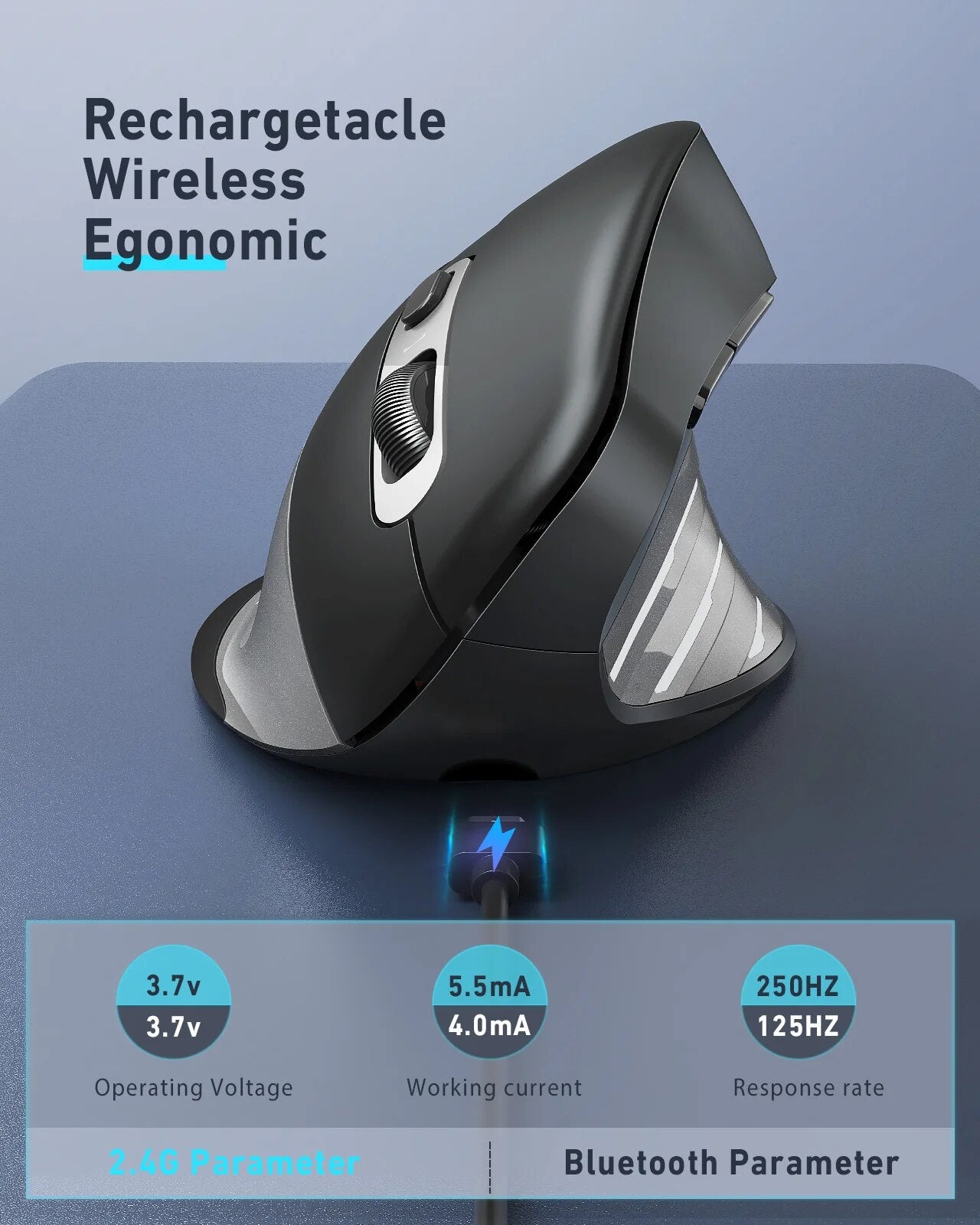 M056 Bluetooth Wireless Vertical Mouse