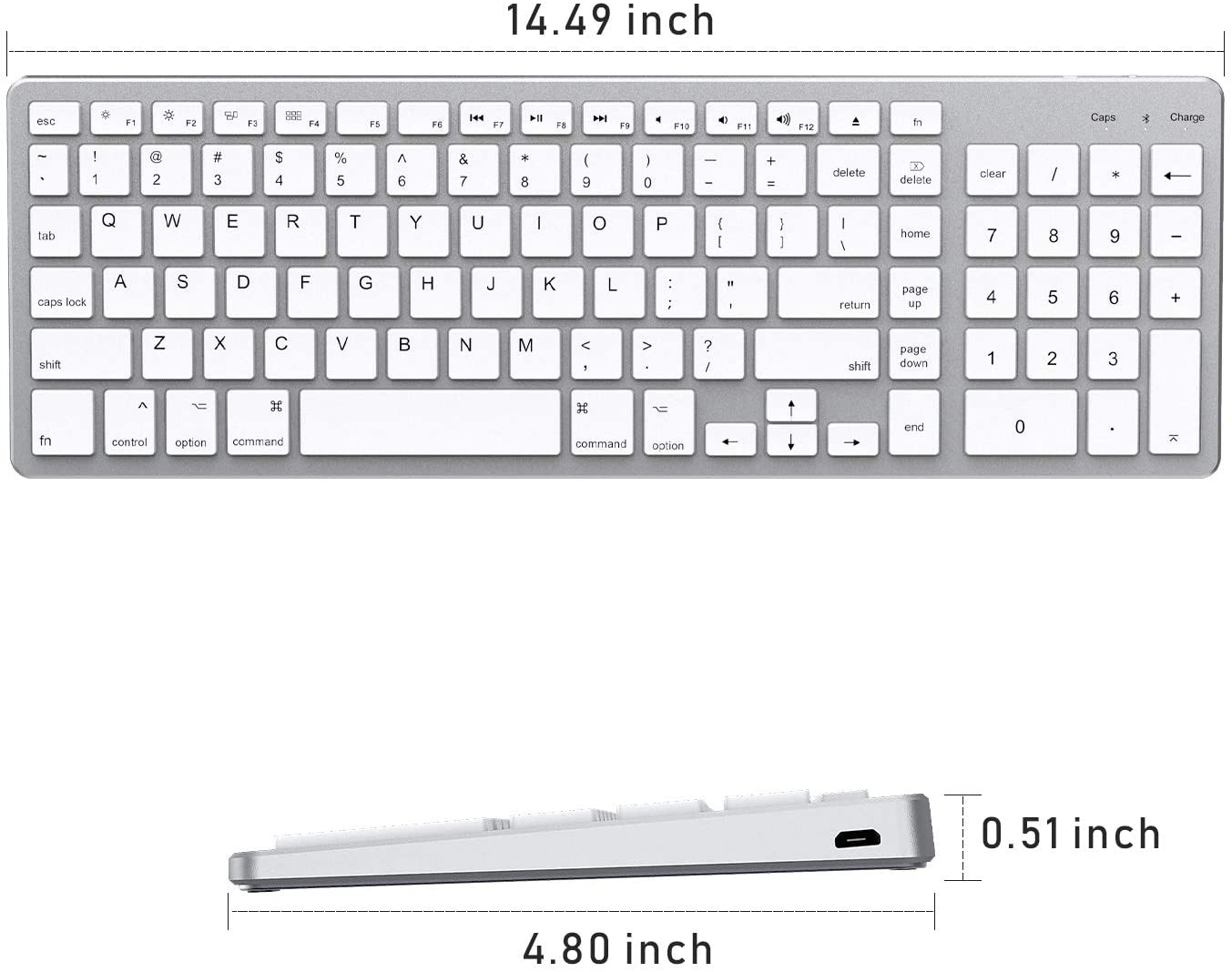 BK348 Bluetooth Keyboard for Mac